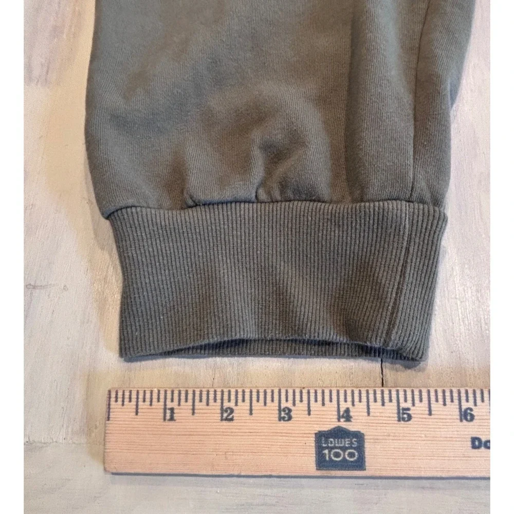 True Religion Mens 3XL Olive Green Fleece Jogger‎ Sweatpants Horseshoe Logo EUC